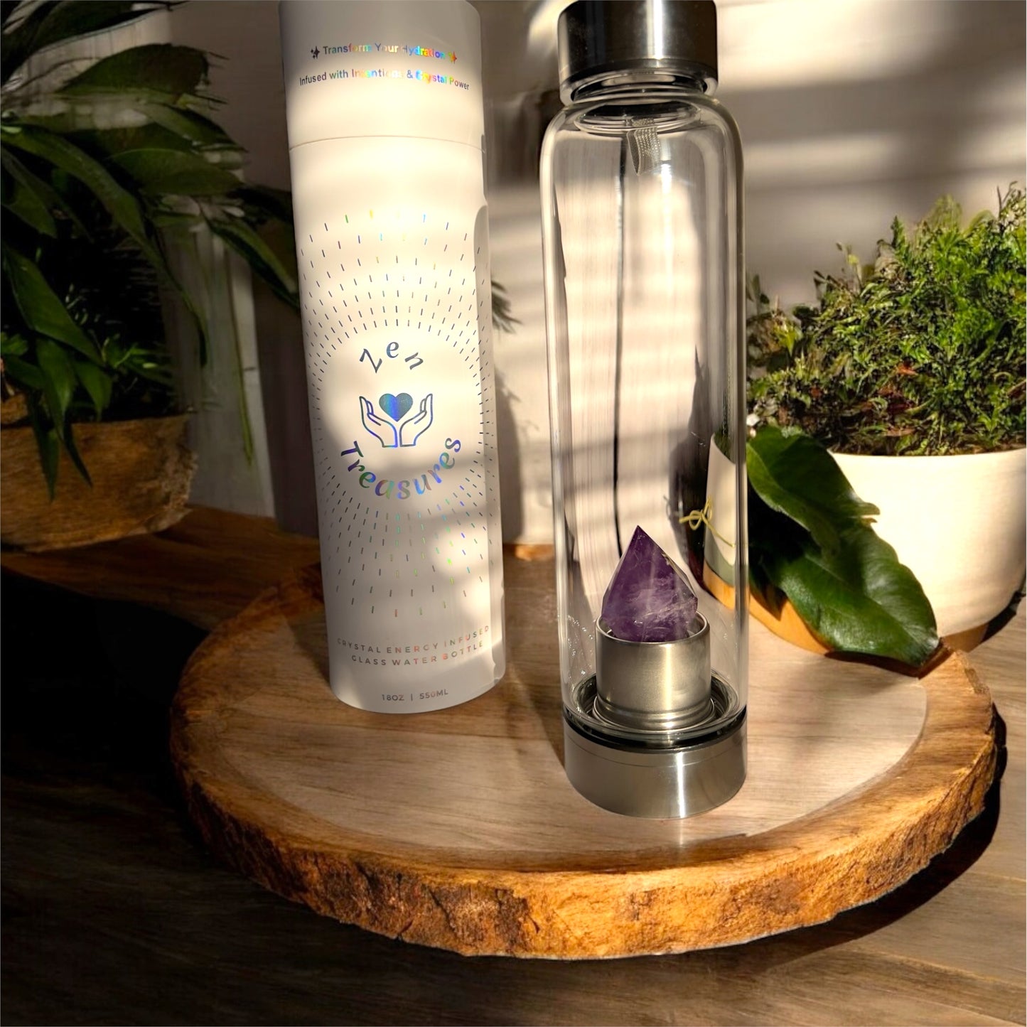 Healing Crystal & Stone Water Bottle