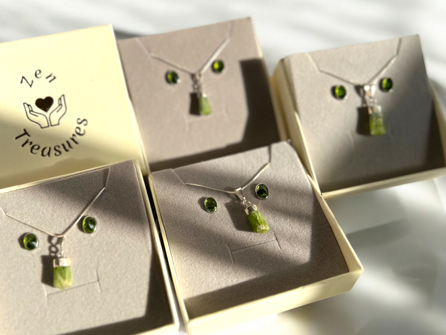 Peridot Crystal Dreams Jewelry Set!