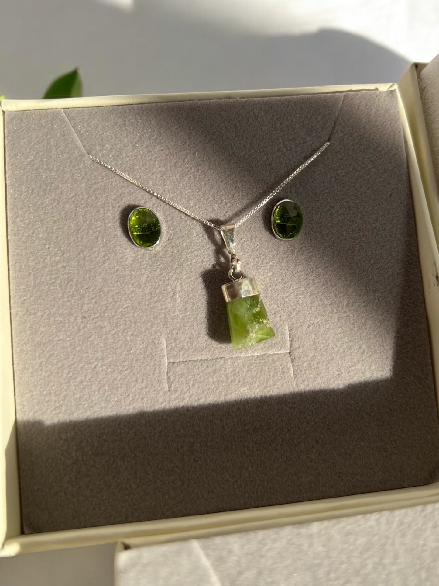 Peridot Crystal Dreams Jewelry Set!