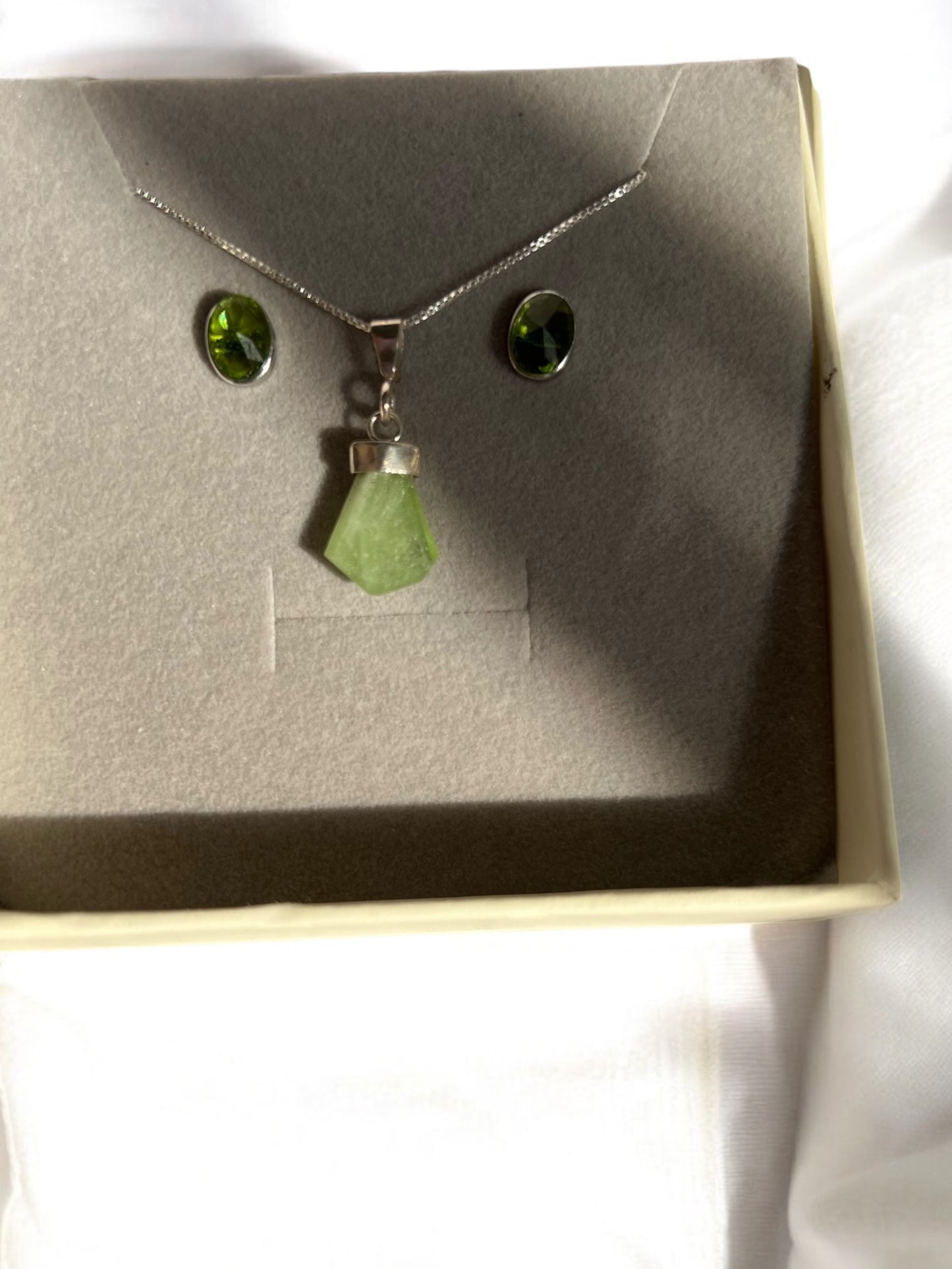 Peridot Crystal Dreams Jewelry Set!