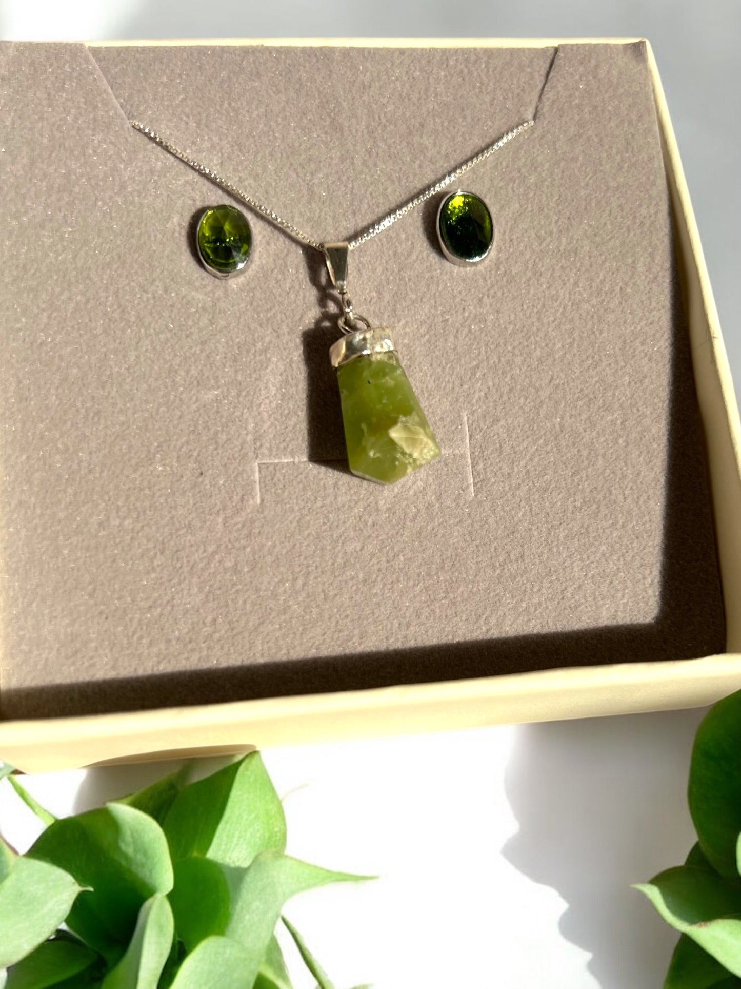 Peridot Crystal Dreams Jewelry Set!