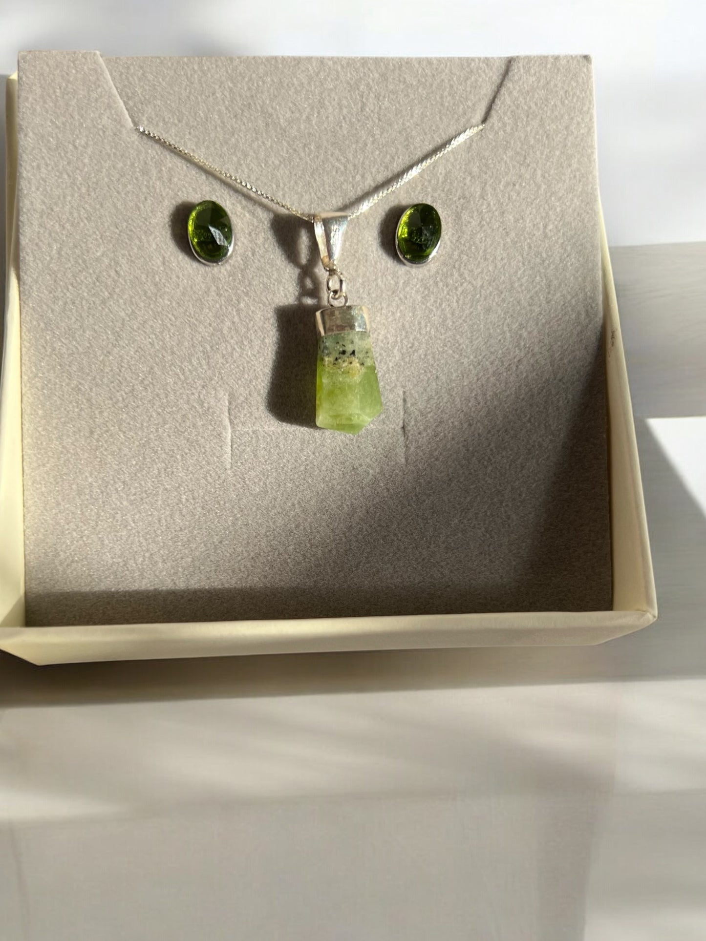 Peridot Crystal Dreams Jewelry Set!